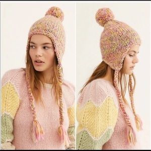 NWOT Free People Wool Fox Trot Trapper Hat